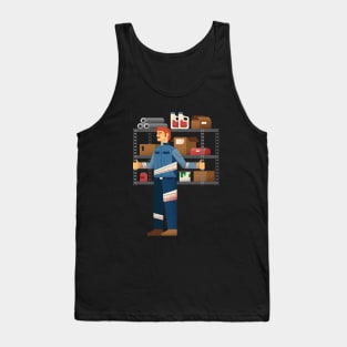 Metal Container Tank Top